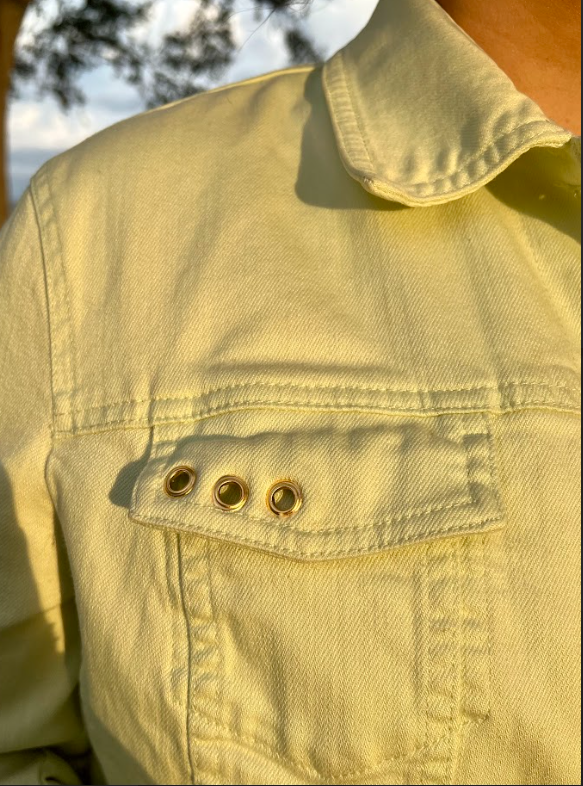 Hand Painted Angel Eye Jacket