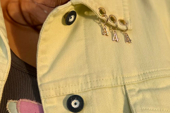 Hand Painted Angel Eye Jacket