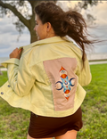 Hand Painted Angel Eye Jacket