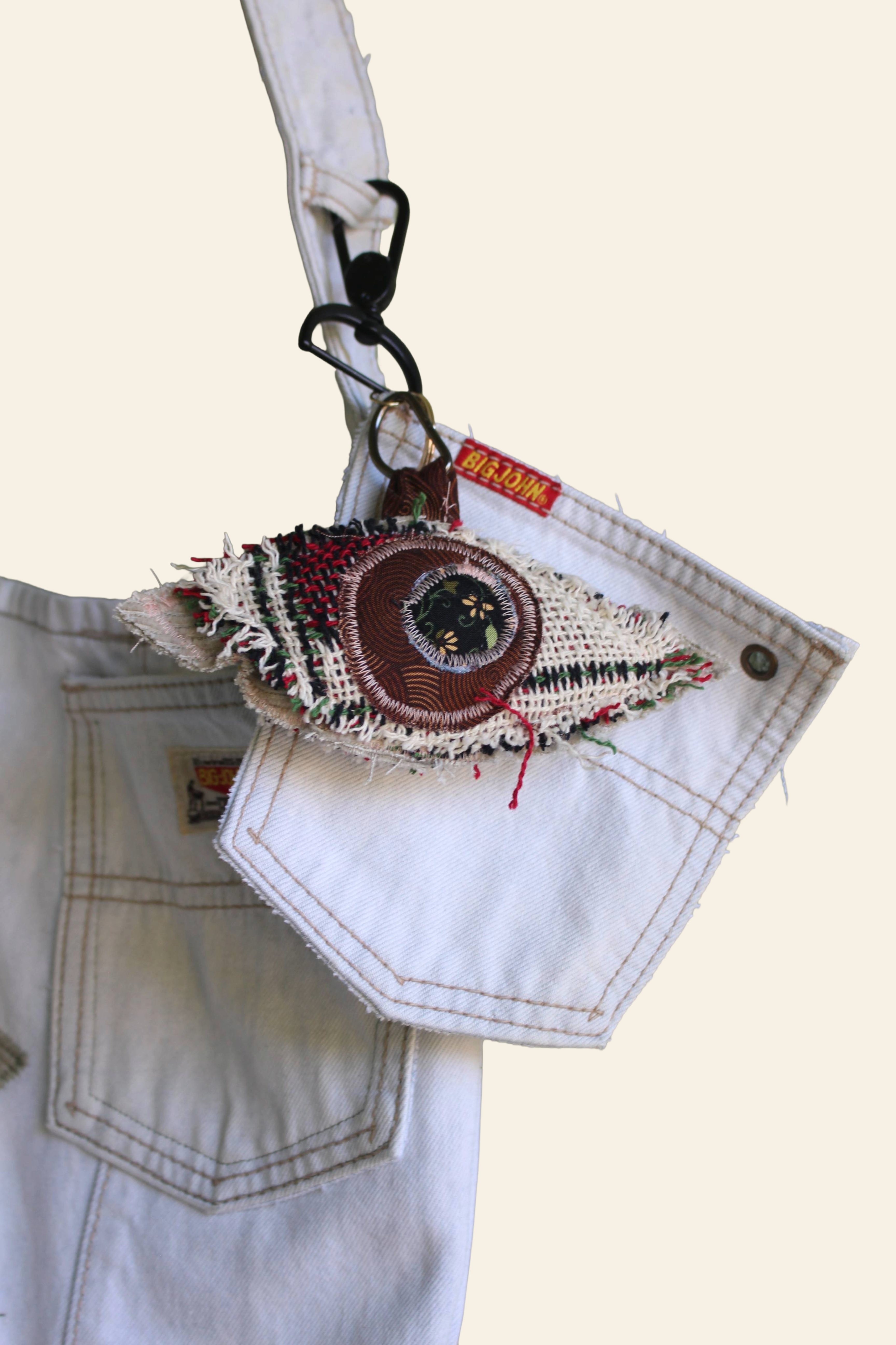 Scrappy Monster Bucket Bag and Charm set