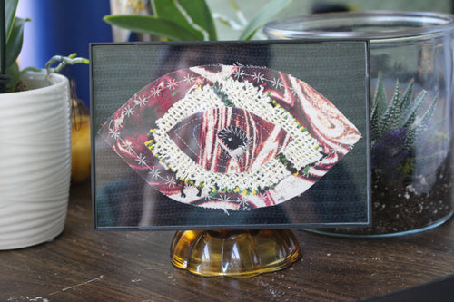 Framed Patchwork Eyeball